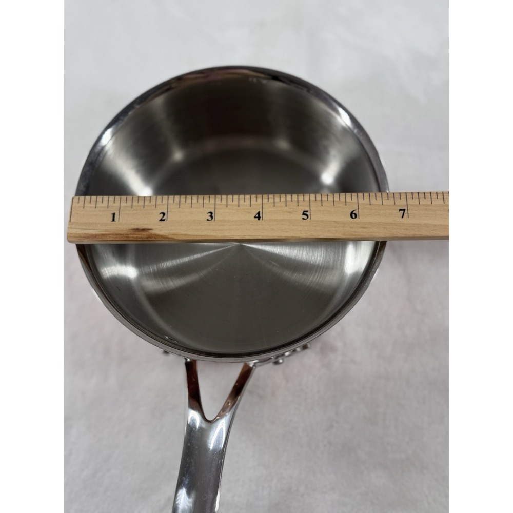 Ruffoni  Copper Saucepan With Pineapple Knob Glass Lid Rare Retired - Picture 9 of 12
